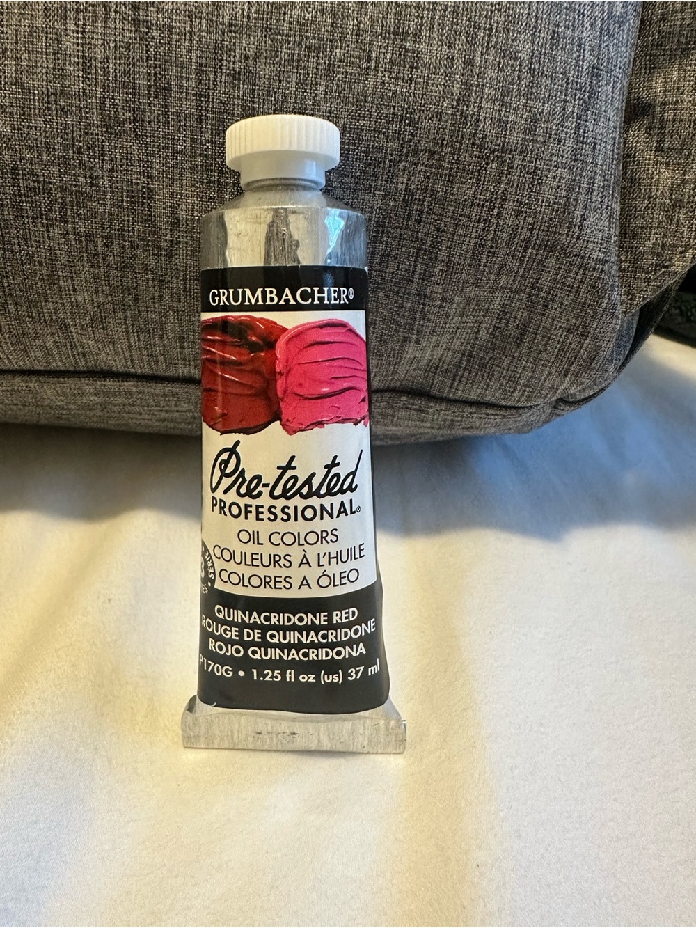 Grumbacher Pre-tested Professional Oil Color - Quinacridone Red